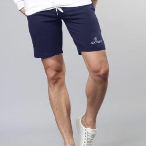 Shorts Premium Quality Fleece Fabric ( Faded Navy Blue )