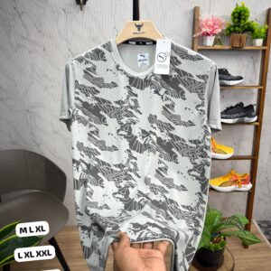 Premium Men's Round Neck T-Shirt Dry Fit Sports Wear