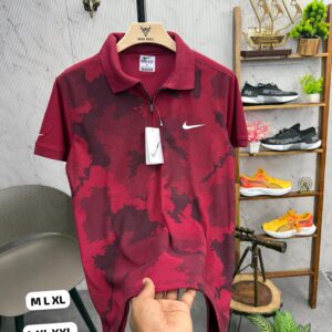 Premium Men's Polo T-Shirt Dry Fit Zipper Model