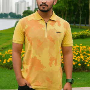 Premium Men's Polo T-Shirt Dry Fit Zipper Model