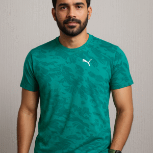Premium Men's Round Neck T-Shirt Dry Fit Sports Wear