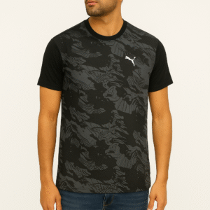 Premium Men's Round Neck T-Shirt Dry Fit Sports Wear